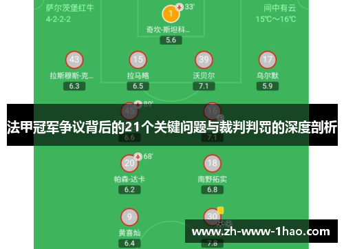 法甲冠军争议背后的21个关键问题与裁判判罚的深度剖析 法甲冠军争议背后的21个关键问题与裁判判罚的深度剖析